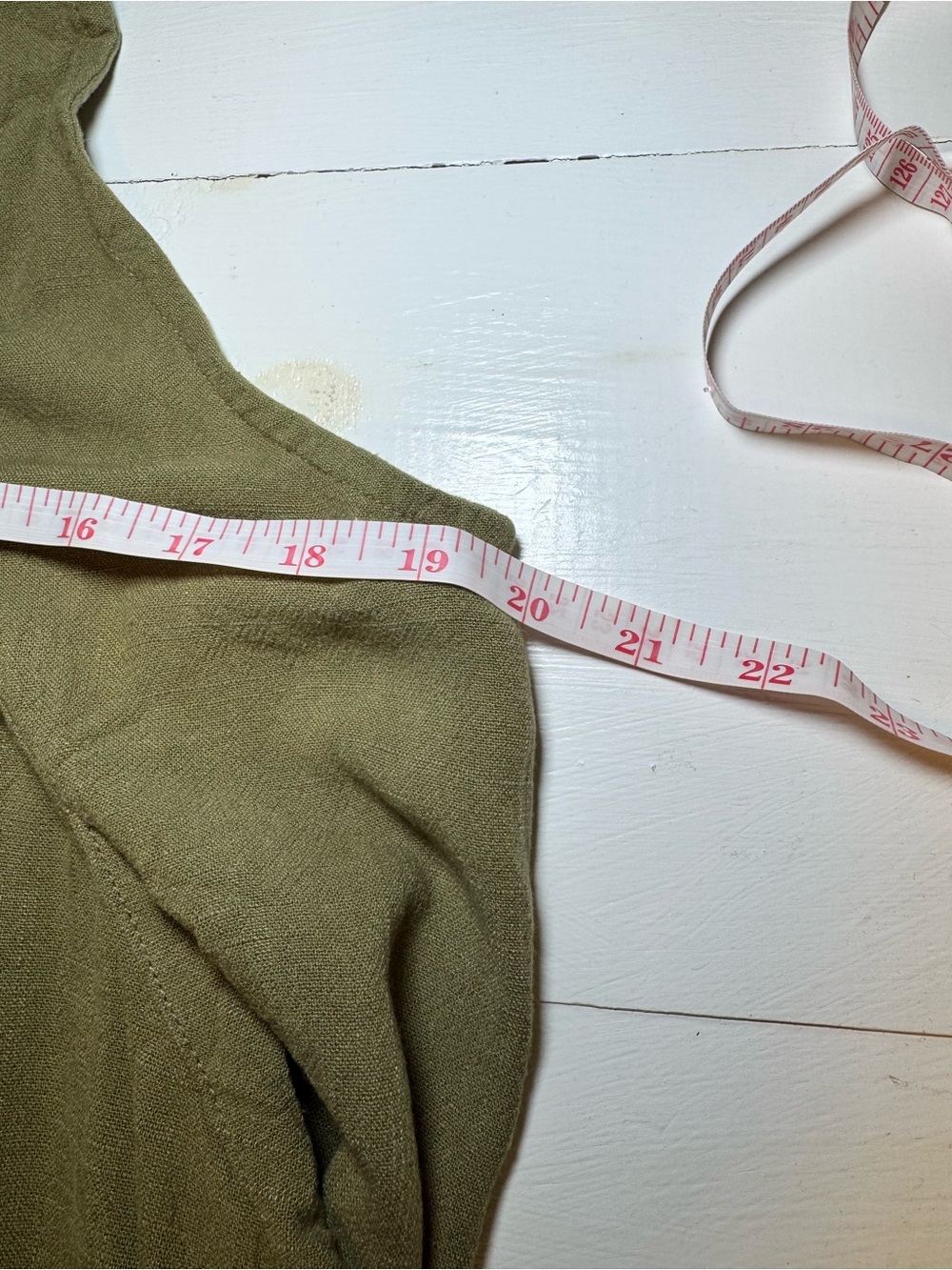 Casual Olive Wide-Leg Jumpsuit with Pockets - Picture 11 of 12